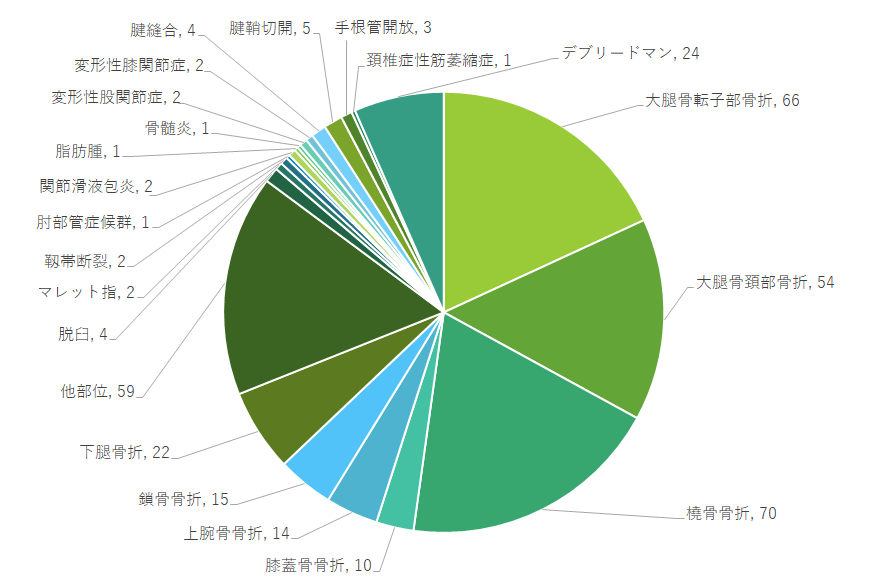 整形外科 手術件数 荒尾市民病院